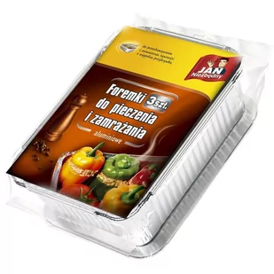Jan Niezbędny Sarantis Foremki Aluminiowe Do Pieczenia i Zamrażania 3szt ZZAJAN118 - Formy do ciast - miniaturka - grafika 3