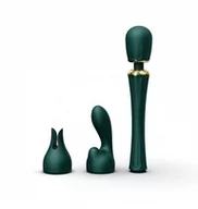 Wibratory i masażery - Zalo Zalo Kyro Wand Vibrator Turquoise Green - miniaturka - grafika 1