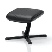 Podnóżki, podpórki, podkładki - noblechairs NBL-FR-PU-BLK podnóżek Czarny - miniaturka - grafika 1