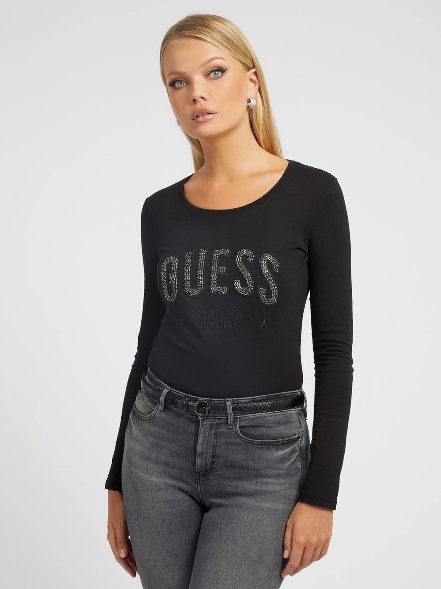 Long Sleeve Guess W2Bi40 I3Z13 Jblk S