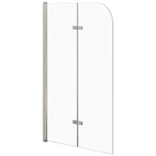 Parawany nawannowe - Parawan nawannowy PICO składany dwuczęściowy 100x140 chrom SEVANTE - miniaturka - grafika 1