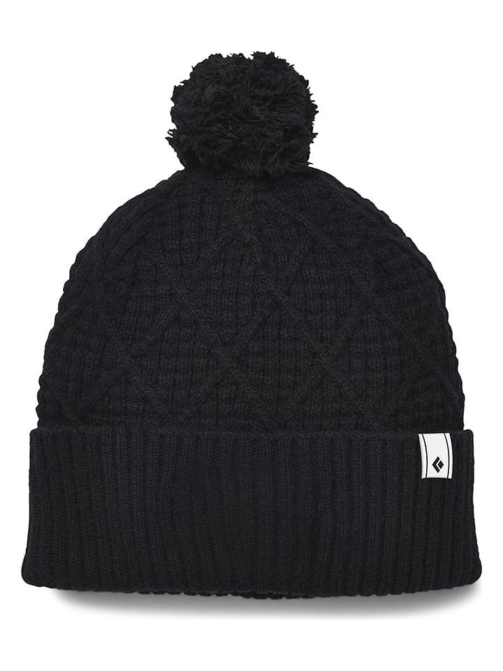 Black Diamond Wełniana czapka w kolorze czarnym
