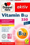 Witaminy i minerały - Witamina B12 350 g, Doppelherz, 30 tabletek - miniaturka - grafika 1