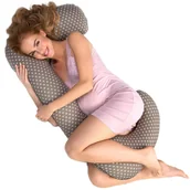 Poduszki do karmienia - Poduszka ciążowa dzianinowa typu J / Super Mami - miniaturka - grafika 1