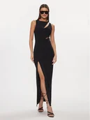 Sukienki - Patrizia Pepe Sukienka wieczorowa 8A1321/JZ26-K103 Czarny Regular Fit - miniaturka - grafika 1