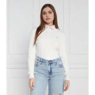 Gant Sweter | Slim Fit - Swetry damskie - miniaturka - grafika 1