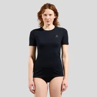Koszulki i topy damskie - Koszulka damska ODLO Merino 160 BL TOP krótki rękaw 100% wełna merino - miniaturka - grafika 1