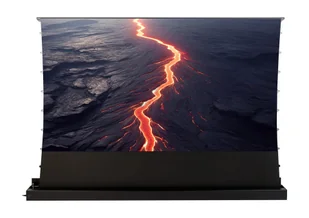 celexon HomeCinema Plus UST HighContrast elektryczny ekran podłogowy 92" - czarny - Ekrany projekcyjne - miniaturka - grafika 1