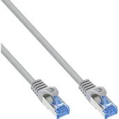 Kable miedziane - InLine 74855 kabel sieciowy Szary 0,5 m Cat6a S/FTP (S-STP) 74855 - miniaturka - grafika 1