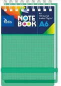 Notesy i bloczki - kołonotatnik a6/100k kratka pp zielony - miniaturka - grafika 1
