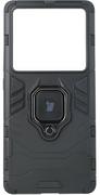 Etui i futerały do telefonów - Bizon Etui Case Armor Ring do Vivo X80 Pro czarne - miniaturka - grafika 1