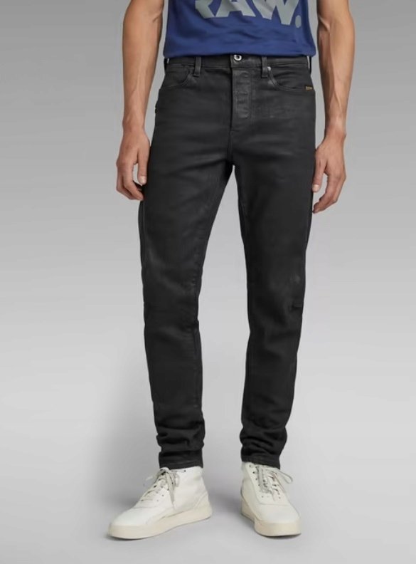 Męskie jeansy czarne G-Star Citishield 3D w30 l32 duże kieszenie