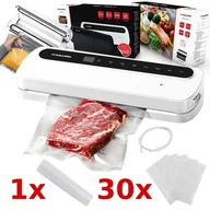 Zgrzewarki do folii i pakowarki próżniowe - Zgrzewarka Próżniowa Do Żywności Pakowarka 110W Zestaw Worków XXL Rękaw - miniaturka - grafika 1
