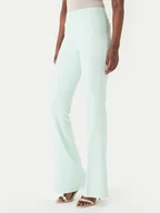 Spodnie damskie - Rinascimento Spodnie materiałowe CFC0127876003 Zielony Slim Fit - miniaturka - grafika 1