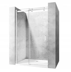 Rea Drzwi prysznicowe 100 cm L Nixon-2 REAK5012 REAK5012 - Ścianki i drzwi prysznicowe - miniaturka - grafika 1