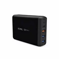 Ładowarki do telefonów - JCPal USB-C PD Multiport Desktop Charger Ładowarka Sieciowa (Black) JCP6170 - miniaturka - grafika 1