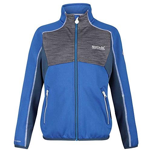 Regatta Dziecięca Oberon II' Extol kurtka elastyczna miękka skorupa, morska niebieska/szara pieczęć, 2XL