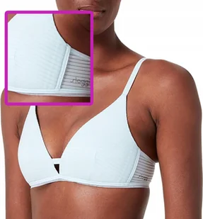 Sloggi biustonosz usztywniany bez fiszbin niebieski Ever Fresh P rozmiar XS - Biustonosze - miniaturka - grafika 1