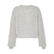 Swetry damskie - myMo Damski sweter z dzianiny Lazy Chic z okrągłym dekoltem, miętowy, rozmiar XS/S, mięta, XS - miniaturka - grafika 1