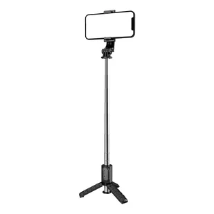 Uchwyt selfie z pilotem na bluetooth tripod Braders czarny - Selfie stick - miniaturka - grafika 7