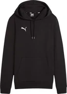 Bluzy damskie - PUMA teamGOAL Casuals Hoody Wmn black white M - miniaturka - grafika 1