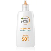 Kremy do twarzy - Garnier Ambre Solaire Super UV Niacinamide fluid ochronny przeciw niedoskonałościom z niacynamidem SPF50+ 40ml - miniaturka - grafika 1