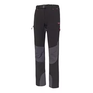 Spodnie damskie - IZAS IZAS Damskie spodnie trekkingowe Karen wielokolorowa czarny/ciemnoszary S 8434076617831 - miniaturka - grafika 1