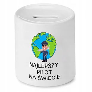 DLA PILOTA SKARBONKA MARKETING PREZENT z Nadrukiem ze Zdjęciem - Skarbonki DLA PILOTA SKARBONKA MARKETING PREZENT z Nadrukiem ze Zdjęciem - Skarbonki - miniaturka - grafika 1