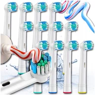 Końcówki do szczoteczek elektrycznych - 12x KOŃCÓWKI DO SZCZOTECZKI ORALB BRAUN ELEKTRYCZNEJ DLA DZIECI I DOROSŁYCH - miniaturka - grafika 1