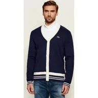 Swetry męskie - Lacoste Kardigan Regular Fit z dodatkiem wełny - miniaturka - grafika 1