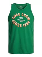 Koszulki męskie - JACK & JONES Męski tank top Jcoenergy Front Tank Top, Verdant Green, M - miniaturka - grafika 1