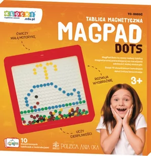 Tablica Magnetyczna Mag Pad Kulki Szablony Pisak - Tablice dla dzieci - miniaturka - grafika 1
