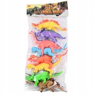 Figurki dla dzieci - FIGURKI DINOZAURY ZESTAW FIGUREK DO ZABAWY DINOZAUR 8SZT - miniaturka - grafika 1
