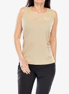 Top damski Salewa Puez Sporty Dry Tankt - quicksand - Koszulki i topy damskie - miniaturka - grafika 1