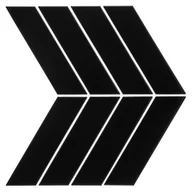 Płytki ceramiczne - Dunin Royal Chevron Black Glossy - miniaturka - grafika 1