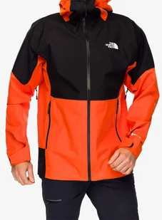 Kurtka membranowa The North Face Jazzi GTX Jacket - red orange/tnf black - Kurtki i kamizelki sportowe damskie - miniaturka - grafika 1