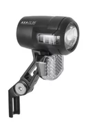 Lampki rowerowe - AXA Compactline 35 Steady reflektor rowerowy dla dorosłych, uniseks, czarny, jeden rozmiar - miniaturka - grafika 1