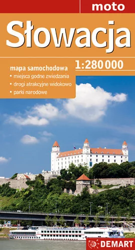 Demart Słowacja - mapa samochodowa (skala 1:280 000) - Praca zbiorowa