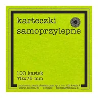 Notesy i bloczki - Karteczki samoprzylepne Fluo 75x75mm 100K zieleń - Ziemia Obiecana - miniaturka - grafika 1