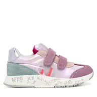 Buty dla dziewczynek - Sneakersy Naturino Jesko 2 Vl. 2018225-31-1I46 S Różowy - miniaturka - grafika 1