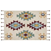 Dywany - Dywan bawełniany 160 x 230 cm wielokolorowy DUZCE - miniaturka - grafika 1