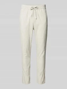Spodnie o kroju tapered fit z dodatkiem streczu model ‘LINUS’ - Spodnie męskie - miniaturka - grafika 1
