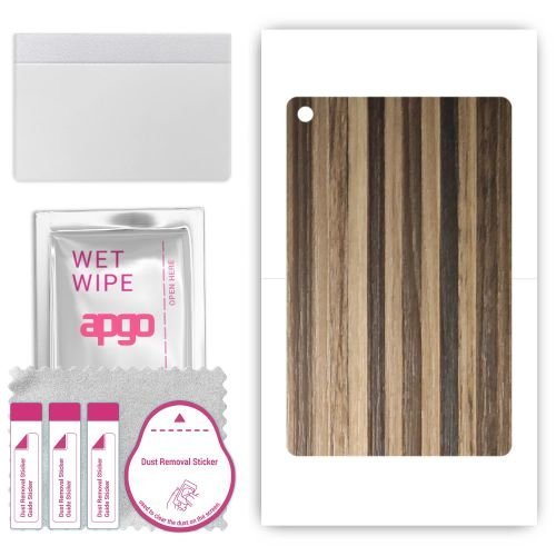 folia naklejka skórka strukturalna na TYŁ do Blackview Oscal Pad 10 - Drewno Paski Mix - apgo SKINS