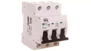 Kanlux S.A. WYŁĄCZNIK NADMIAROWO-PRĄDOWY KMB6-C25/3 23148 - Bezpieczniki elektryczne - miniaturka - grafika 1