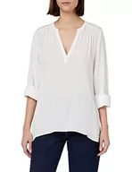 Bluzki damskie - Tommy Hilfiger Elegancka bluzka damska, écru, 36 - miniaturka - grafika 1