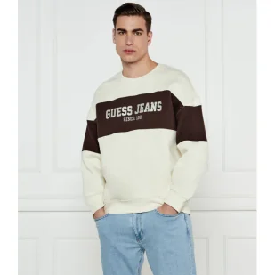 Guess Jeans Bluza HORIZONT Oversize fit - Bluzy męskie - miniaturka - grafika 1