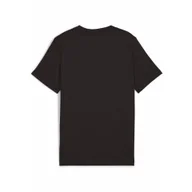 Odzież sportowa dziecięca - Młodzieżowa koszulka ESS z logo No. 1 PUMA Black - miniaturka - grafika 1