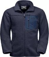 Kurtki i płaszcze dla chłopców - Jack Wolfskin Ice Cloud Jacket K Kurtka Unisex - Dla dzieci i młodzieży, niebieski noc, 152 - miniaturka - grafika 1