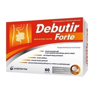 POLPHARMA Debutir Forte x 60 kaps - Układ pokarmowy - miniaturka - grafika 1