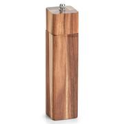 Pojemniki na przyprawy - ZELLER Młynek do soli i pieprzu ręczny 21 x 5 cm drewno akacjowe ZELLER 25568z - miniaturka - grafika 1
